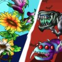Angry Plants Flower 5 angry plants flower 1