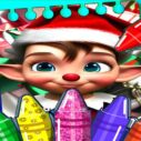 Christmas Elves Coloring Game 2 christmas elves coloring game 1