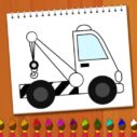 Coloring Book: Excavator Trucks 6 coloring book excavator trucks