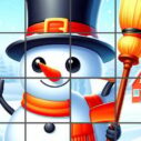Happy Snowman Puzzle 10 happy snowman puzzle 1