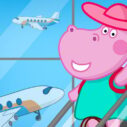 Hippo Family Airport Adventure 4 hippo family airport adventure