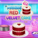 Making Red Velvet Cake 3 making red velvet cake