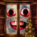 New Year Santa Claus outside the window 5 new year santa claus outside the window 2