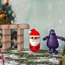 Santa Claus Meet Grimace 6 santa claus meet grimace 1