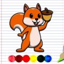Squirrel Coloring Adventure 4 squirrel coloring adventure 1